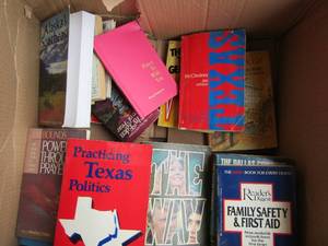lot 124 image: book lot includes until the day break by sallie bell, the way, a man called peter by catherine marshall, alaskas southeast by sarah eppenbach, practicing Texas politics and many more
