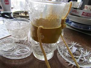 lot 166 image: star david crystal vase, crystal plate, 2 drinking glasses both hang around your neck and more