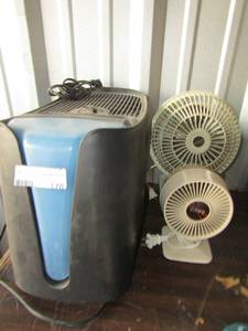 lot 178 image: honeywell humidifier fan, small mini galaxy fan, small robeson fan