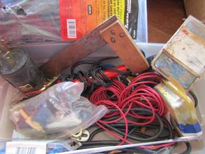 lot 204 image: bag of new zip ties, electrical crimp, female quick slides, washers, and much more