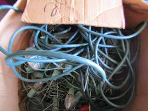 lot 206 image: Christmas lights and hooks