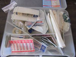lot 210 image: First aid kit partially used