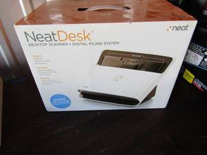 lot 221 image: NeatDesk desktop scanner and digital filing system nib