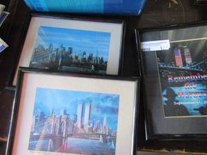 lot 251 image: 3 framed september 11th photos all size 108