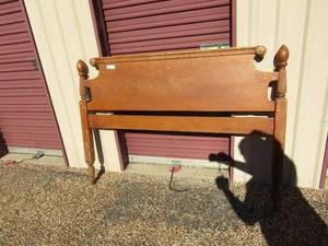 lot 308 image: full size headboard no footboard no rails