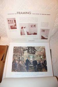 lot 5 image: Vintage History of medicine portfolio which reads - A History of Medicine in Pictures, presented by Parke, Davis & Company. This Portfolio contains the Fifth Set of Six Art Print Reproductions of a Continuous Series, see pictures