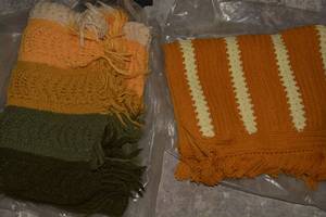 lot 78 image: Crocheted Afghans as shown