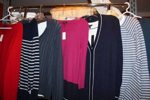 lot 126 image: Womens clothes Still with tags - Talbots sweaters size M, pants size 12