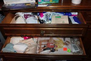 lot 134 image: Womens panty hose and undergarments - many SIP