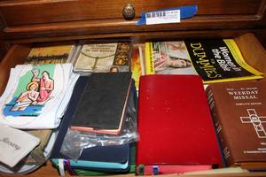 lot 139 image: Bibles and religious CDs and books