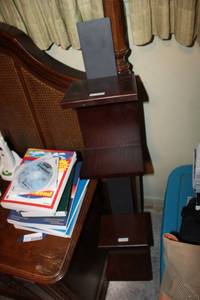 lot 166 image: Narrow Bed side Stand