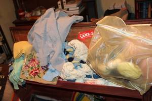 lot 181 image: Large Knitting Lot yarn, sweaters, crafts