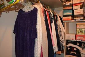 lot 206 image: Womens clothes many still with tags - including jeans and jean jacket