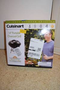 lot 230 image: Cuisinart 14 Portable Charcoal Grill - SIB