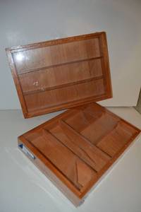 lot 274 image: Wooden drawer organizers