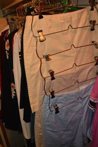 lot 223 image: Womens Clothes - Shorts, pants, sweaters and tops. Some with tags
