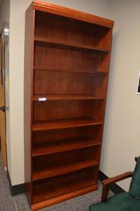 lot 156 image: 7-shelf Bookcase - 3Ft.W x 12D x 7Ft. Tall