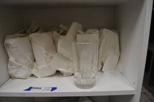 lot 70 image: (10) Crystal water cut glass Tumblers