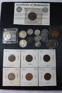 lot 93 image: Coins Collector Admiral Gardner and foreign coins