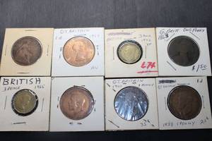 lot 103 image: Coins Foreign currency - Gr. Britain, see pictures