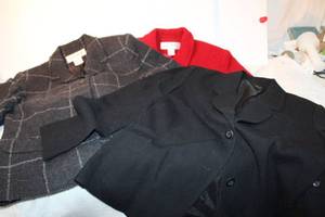 lot 164 image: Womens Clothes Wool blend jackets size 8 - Kasper & Company, Jones New York