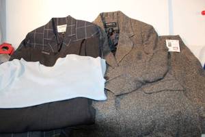 lot 167 image: Womens Clothes  Kaper sweater size 6, Liz pants size 6, Jackets size 8