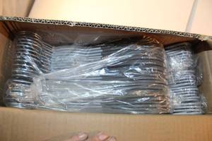 lot 175 image: Plastic hangers approx. 50 in box