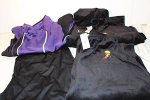 lot 182 image: Womens Fitness outfits PurpleBlack size M, and Tweetie Bird outfit