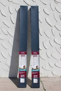 lot 73 image: Two Sets of Faux Wood Cordless Blinds - 72x64 inches