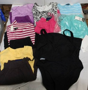 lot 143 image: Womens Clothes med-large casual outfits and swimwear