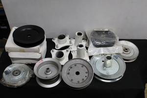 lot 317 image: Pulleys and mounts as shown