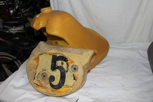 lot 345 image: Yellow fuel tank