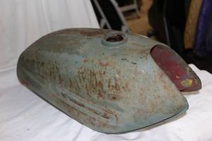 lot 347 image: vintage fuel tank