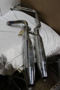 lot 246 image: Harley Fatboy exhaust muffler (per tag)