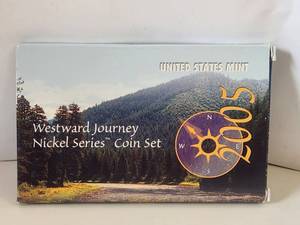 lot 25 image: 2005 Westward Journey Nickel Series coin set