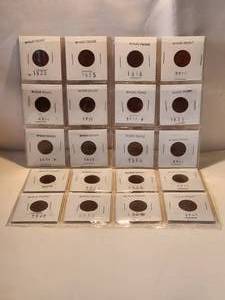 lot 31 image: Selection of Wheat Pennies