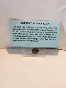 lot 37 image: Ancient Roman Coin - collected from the Holy Land
