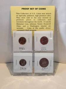 lot 55 image: Proof set of Coins