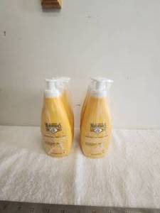 lot 120 image: LE PETIT MARSEILLAIS BODY MILK LOTION SHEA BUTTER SWEET ALMOND ARGAN OIL - Total of 6 - 8.4oz bottles - NIB