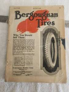 lot 20 image: Vintage Bergougnan tires catalog - 1920