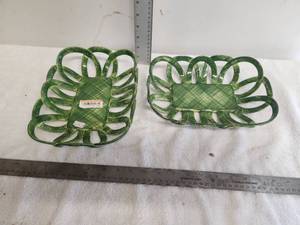 lot 135 image: Hand crafted napking holder - Made in Italy - repaired