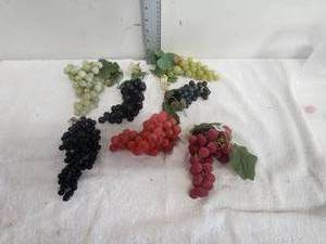 lot 211 image: Selection of artificial grapes