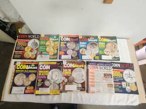 lot 193 image: Selection of coin collecting magazines