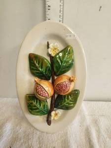 lot 200 image: Hand crafted wall art - Made in Italy - been repaired