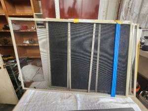lot 30 image: Selection of screens - newly re-screened - 46.5x30.5, 16.5x30.5(2), 26.5x30.5(2), and 34.5x30.5(5)
