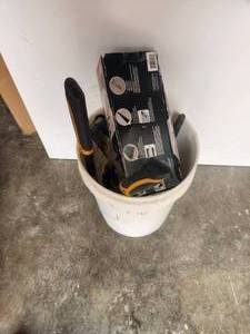 lot 187 image: Bucket of miscellaneous tools