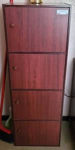 lot 35 image: 4-TIER STORAGE TOWER IN STYLECOLOR SHOWN. APPROX. 46 X 17 X 12