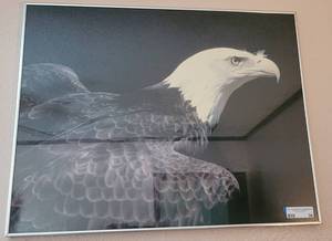 lot 36 image: FRAMED 28 X 22 PRINT AS SHOWN.