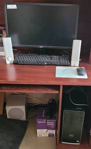 lot 45 image: DELL D19M COMPUTER WITH ACCESSORIES AS SHOWN.