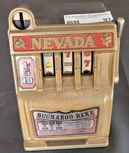 lot 97 image: NEVADA BUCKAROO BANK AS SHOWN. APPROX. 8 X 6